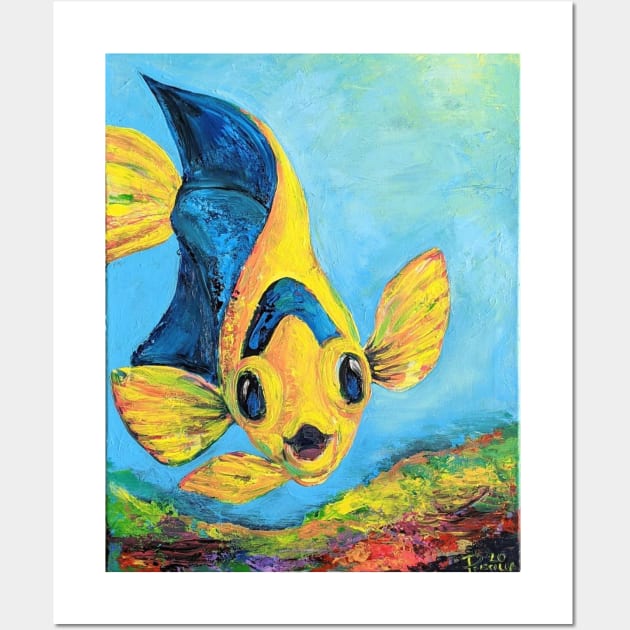 A Fish Called Sandra Wall Art by PriscillaDodrill